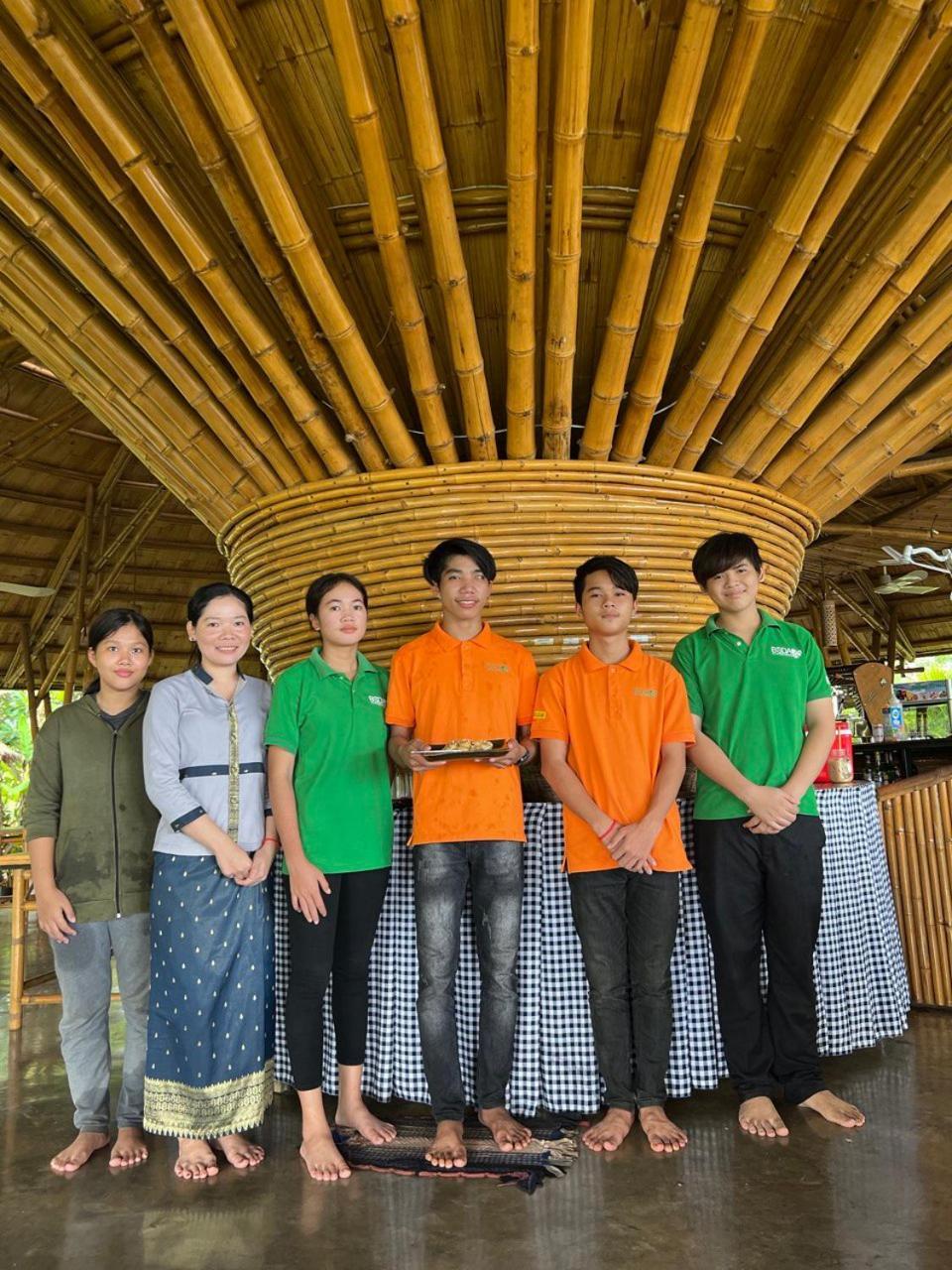 Hanchey Bamboo Resort Kampong Cham Exterior photo